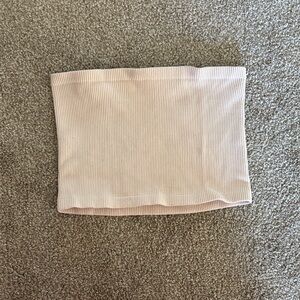 Zara Ribbed Mini Skirt - Pale Pink